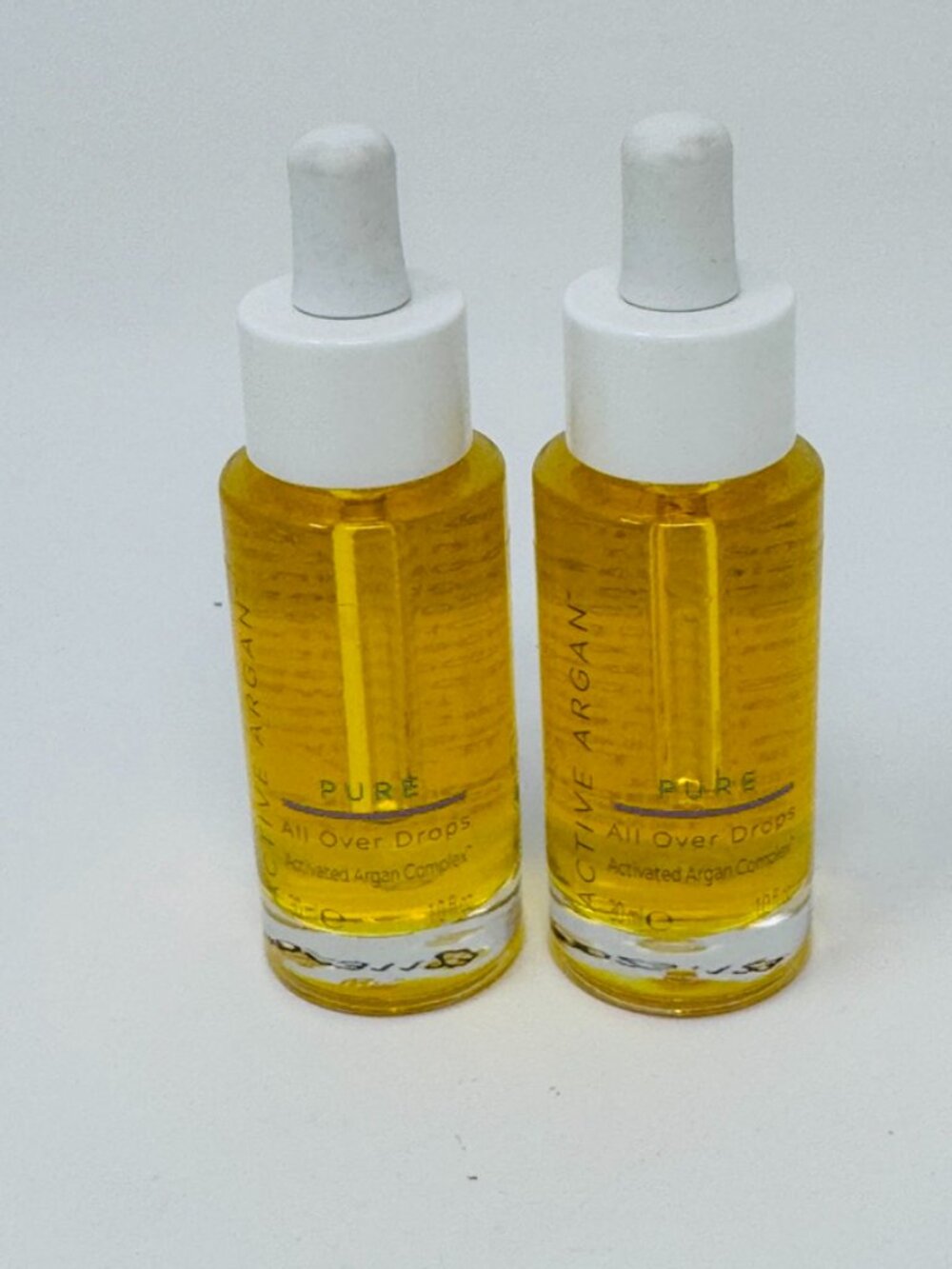 Active Argan Pure All Over Drops for Face, Body & Hair   1 fl. oz.   New No Box